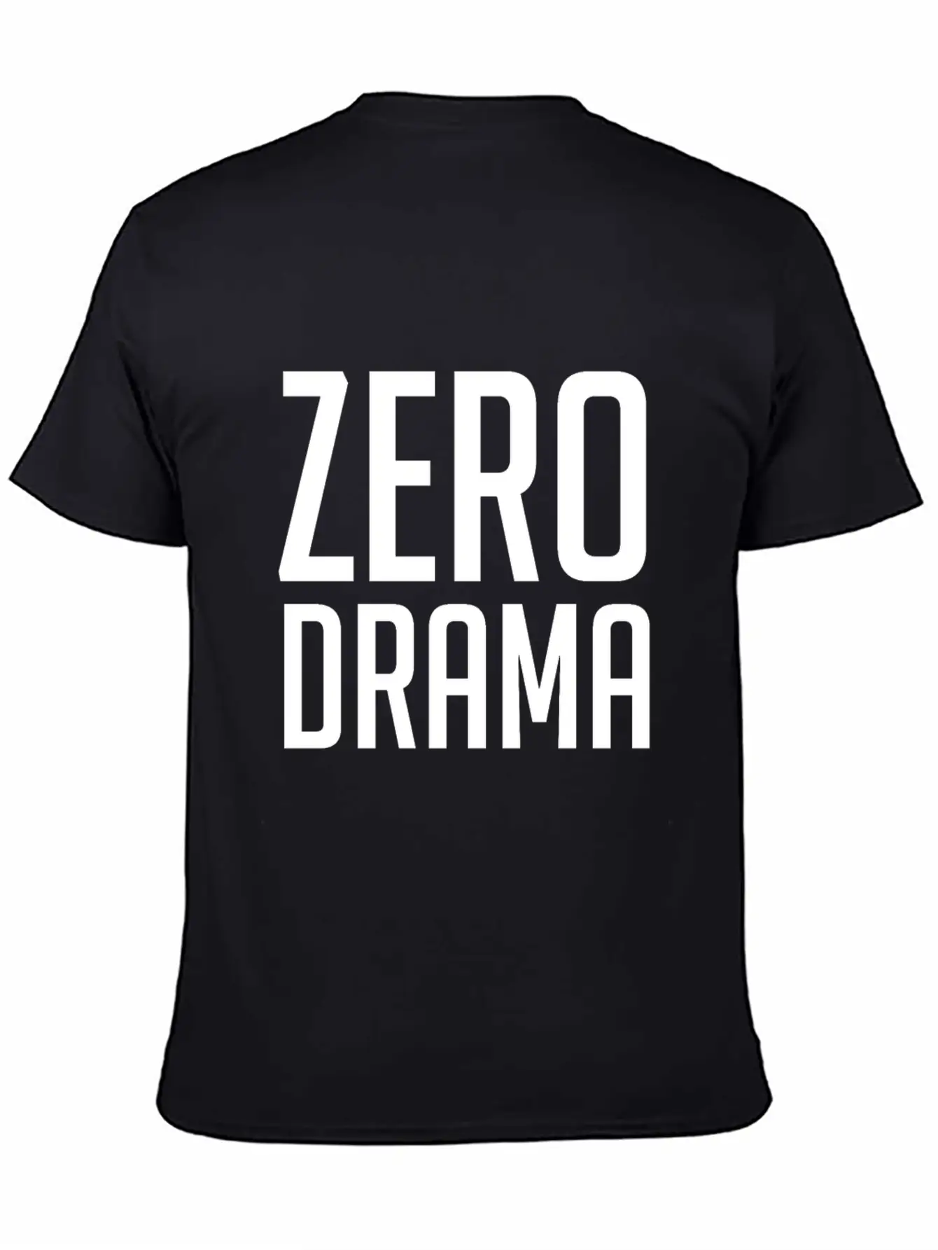 Zero Drama Classic Cotton Tee – Unisex Comfort For Any Season