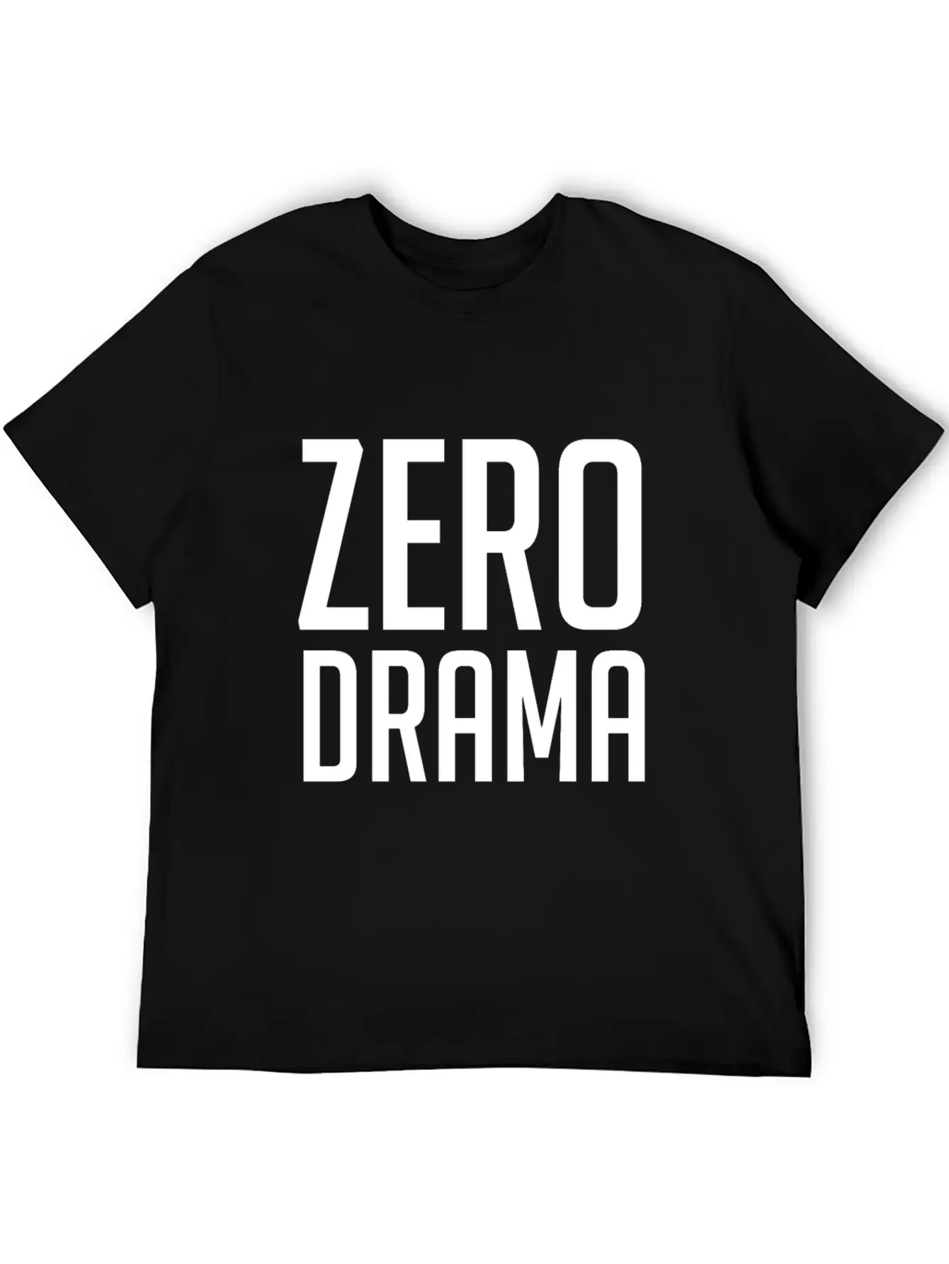 Zero Drama Classic Cotton Tee – Unisex Comfort For Any Season