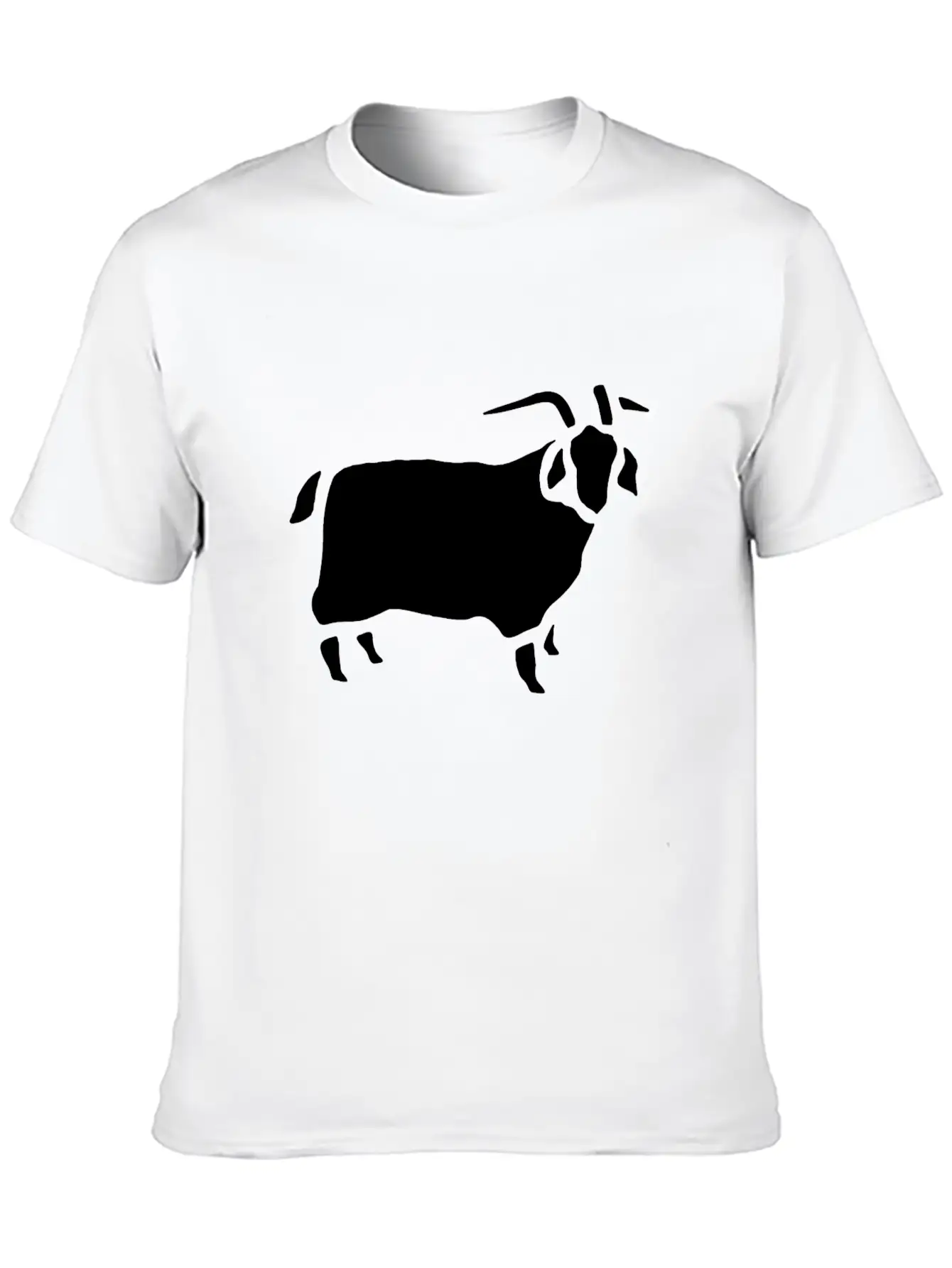 Zoo Animal Goat Vector Unisex Casual T-Shirt – Clean Design For Daily Comfort