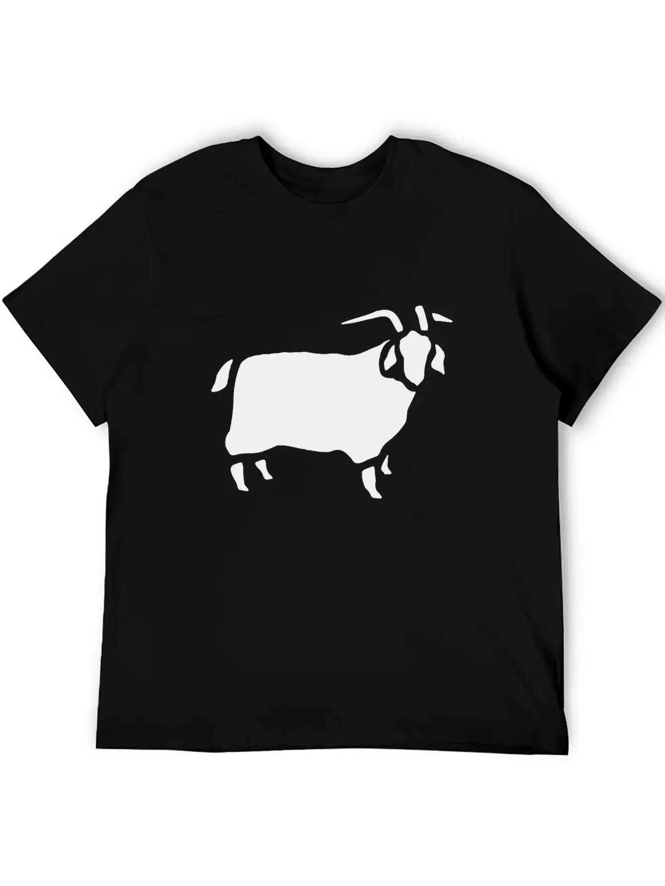 Zoo Animal Goat Vector Unisex Casual T-Shirt – Clean Design For Daily Comfort