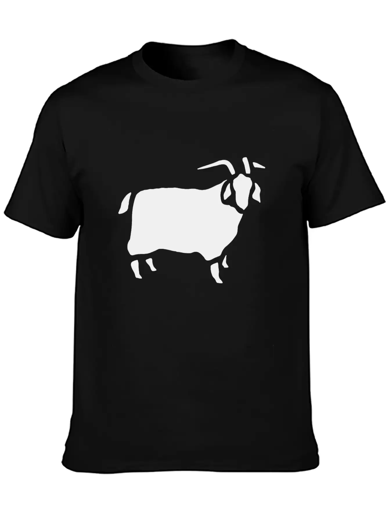 Zoo Animal Goat Vector Unisex Casual T-Shirt – Clean Design For Daily Comfort
